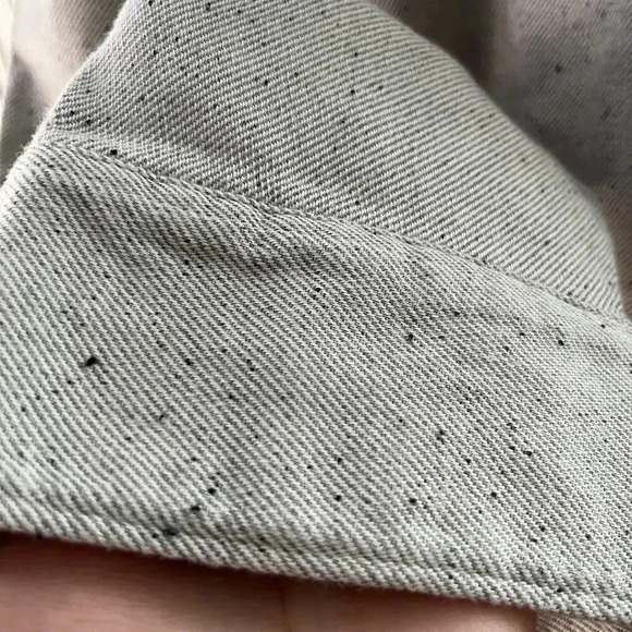 NorthFace Women XL Shirt Grey Black Specks Cotton Outdoor Hiking Trail Active - Picture 5 of 14